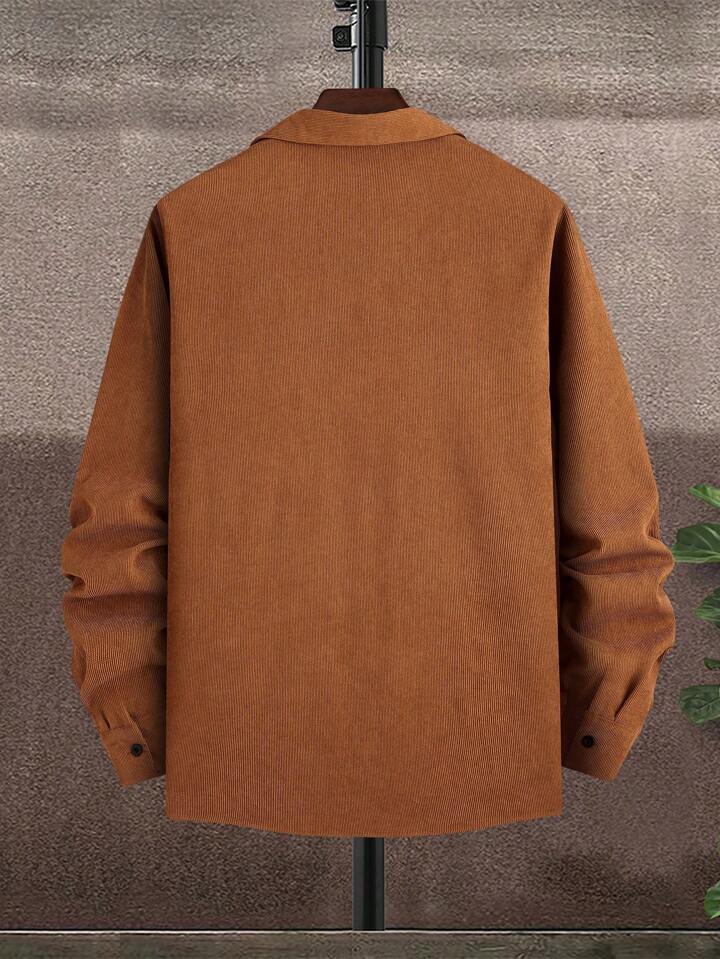 Guys Flap Pocket Button Front Shirt Without Tee