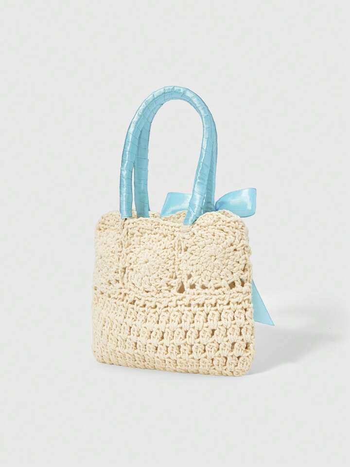 Fairycore Vacation Casual Cute Starfish Studded Decor Fashion Handbag