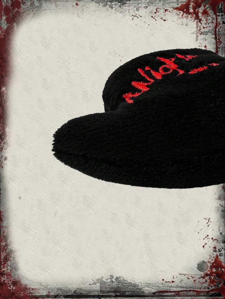 A Nightmare on Elm Street X ROMWE Letter Embroidered Hat, Unique Keychain Storage