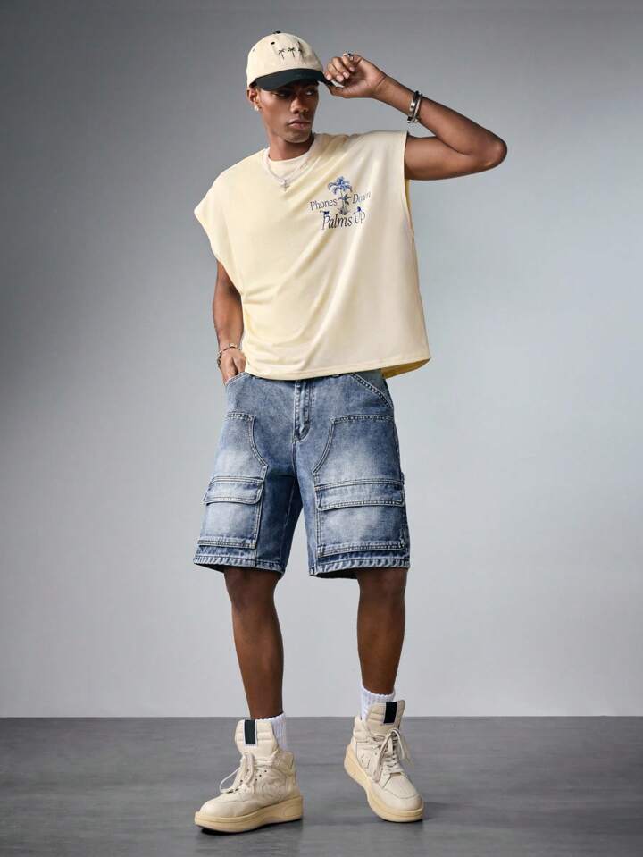 The White Lotus Men's Street Life Summer Vacation Tropical & Letter Graphic Loose Fit Tank Top 6 The White Lotus Men's Street Life Summer Vacation Tropical & Letter Graphic Loose Fit Tank Top