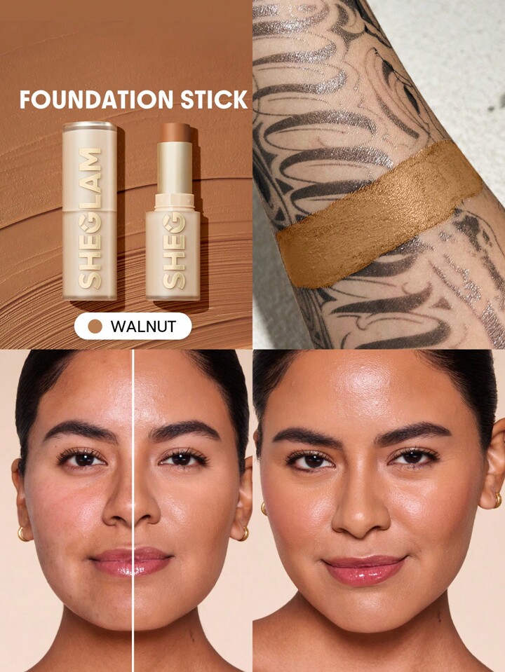 Skin Magnet High Coverage Foundation Stick-Cashew Long-Lasting Poreless Flawless Easy To Use Full Coverage Foundation Stick For All Skin Type Non-Fading Sweat-Proof Weightless Cruelty-Fre Smooth Natural Skin-Like Finish Breathable Foundation Stick Gentle Formula Foundation Makeup Brand Beauty Makeup Face Paint Cosmetic For Women Girls Perfect For Winter Spring Ideal For Y2K Fancy Fashion Suitable For Birthday Gift Party Ready Best Color 4 Skin Magnet High Coverage Foundation Stick-Walnut Long-Lasting Poreless Flawless Easy To Use Full Coverage Foundation Stick For All Skin Type Non-Fading Sweat-Proof Weightless Cruelty-Fre Smooth Natural Skin-Like Finish Breathable Foundation Stick Gentle Formula Foundation Makeup Brand Beauty Makeup Face Paint Cosmetic For Women Girls Perfect For Winter Spring Ideal For Y2K Fancy Fashion Suitable For Birthday Gift Party Ready Best Color