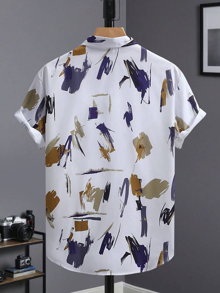 Guys Random Print Shirt Without Tee