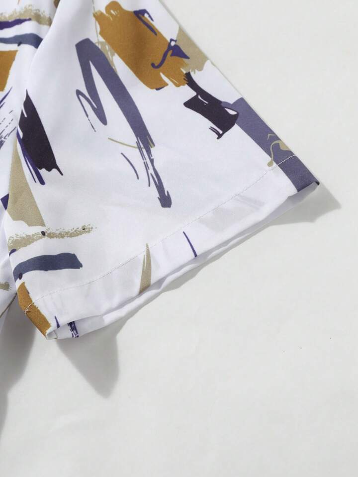 Guys Random Print Shirt Without Tee