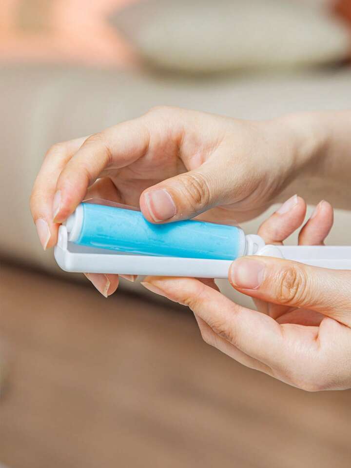 1pc Collapsible PP Lint Roller,Daily Solid Hair Removal Lint Roller For Furniture Clothing 4 1pc Collapsible PP Lint Roller,Daily Solid Hair Removal Lint Roller For Furniture Clothing