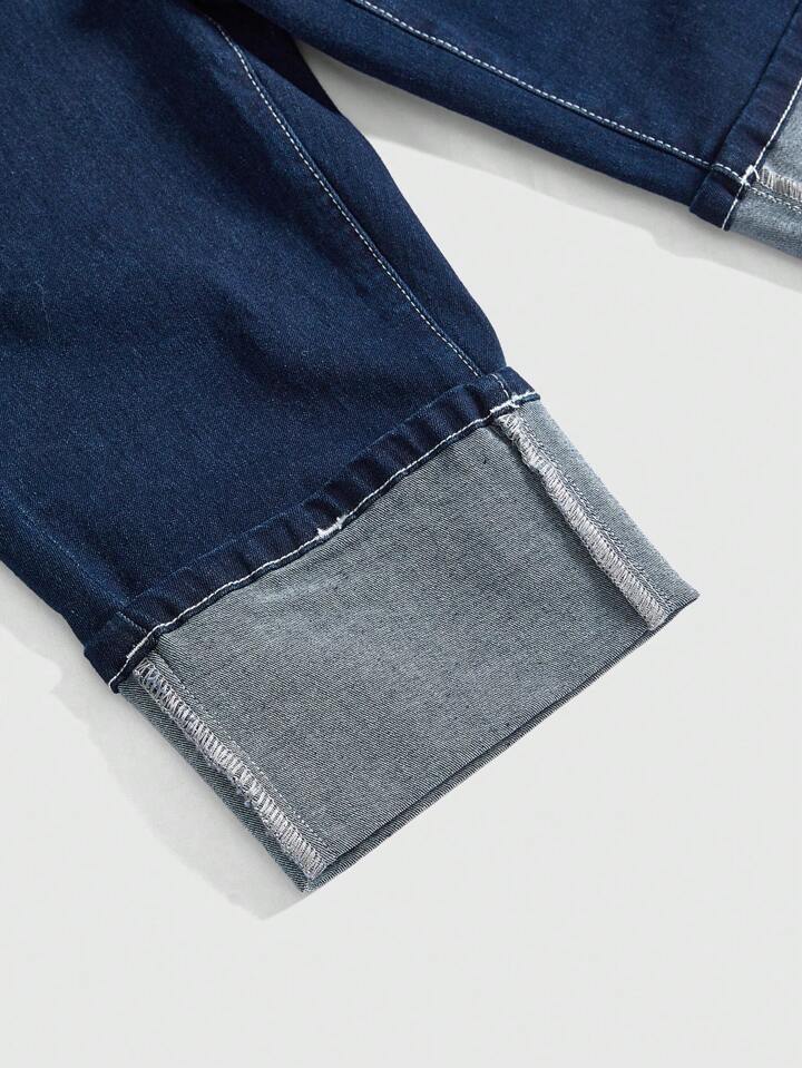 Grunge Punk Y2K Baddie Retro Chic All-Match Versatile Ultra Low-Waist Skinny Mid-Length Denim Capri Pants 3 Grunge Punk Y2K Baddie Retro Chic All-Match Versatile Ultra Low-Waist Skinny Mid-Length Denim Capri Pants