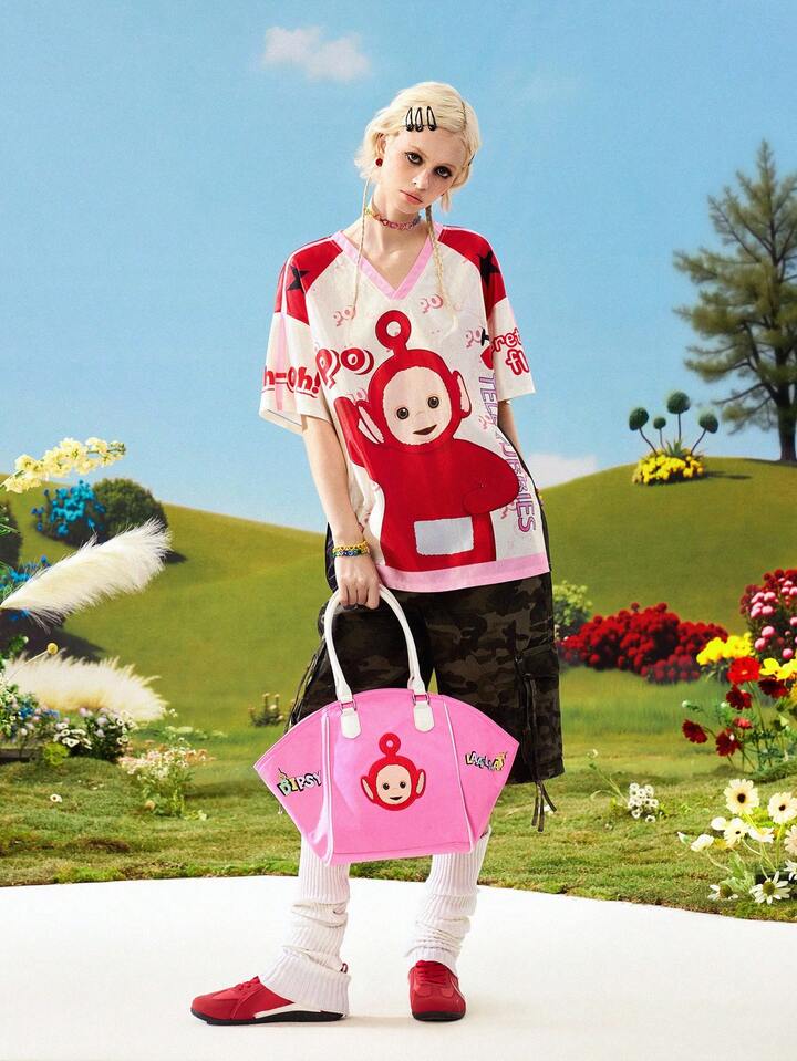 Teletubbies X ROMWE Women Tote Bags