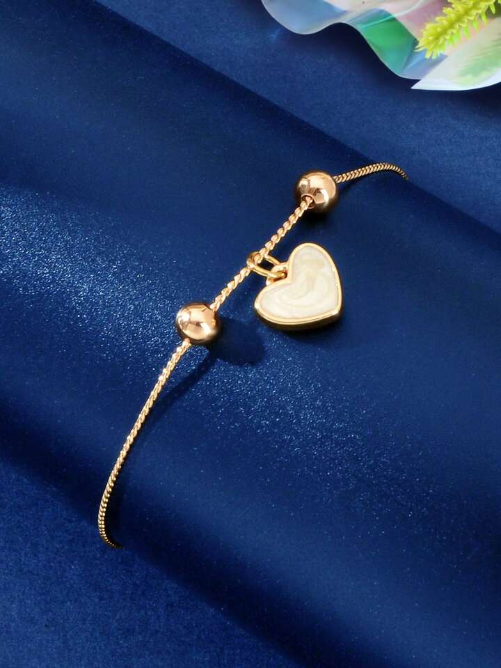 Heart Charm Bracelet Valentines,Mom,Mother,Mother's Day,Gift