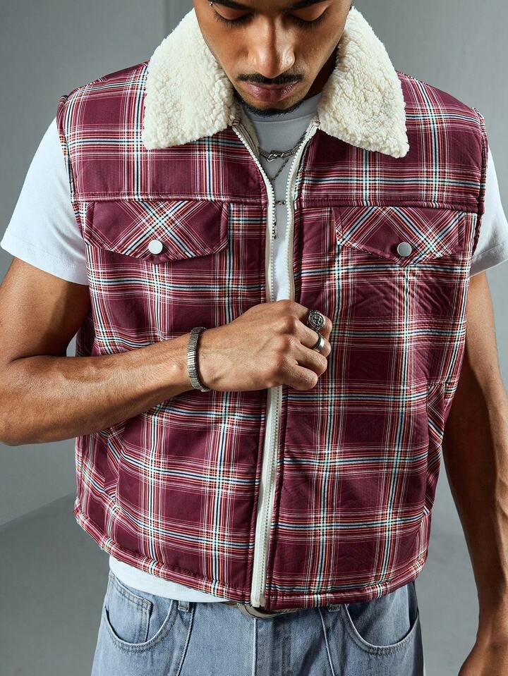 Men's Christmas & New Year Vest, Autumn/Winter