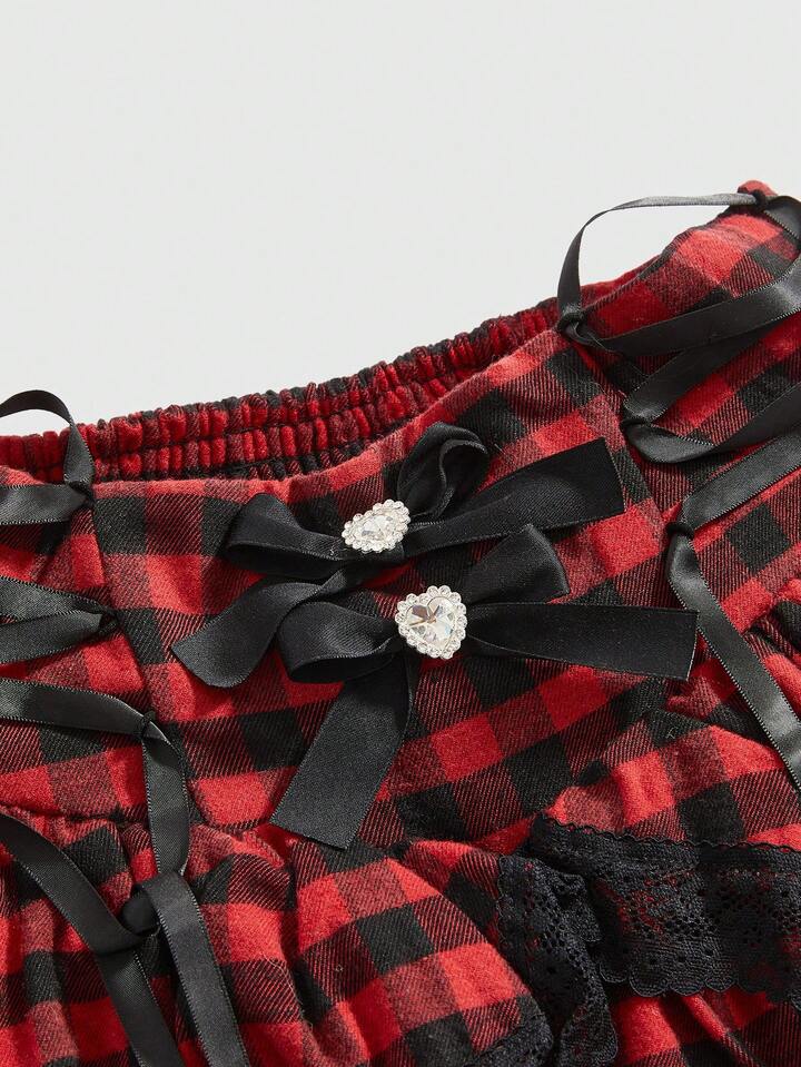 EDITION Hime Gyaru Cute Sweet High Waist Cake Skirt For Women
