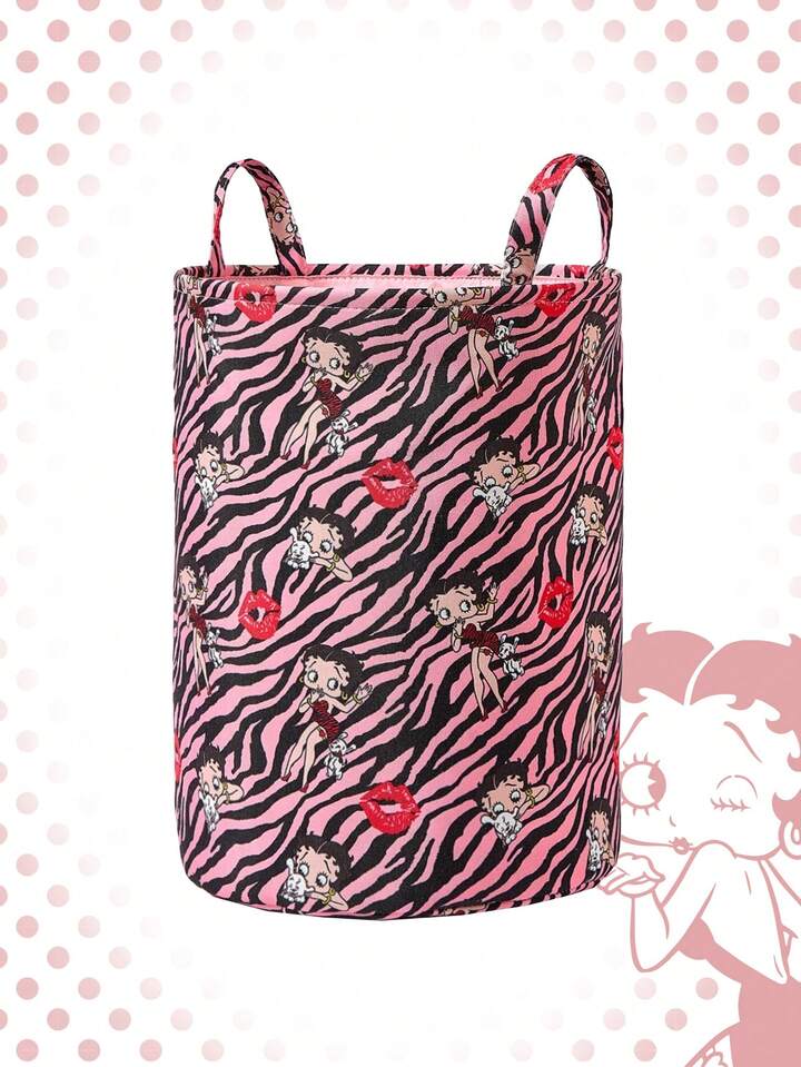 Betty Boop | ROMWE Figure Graphic Foldable Large Capacity Storage Box