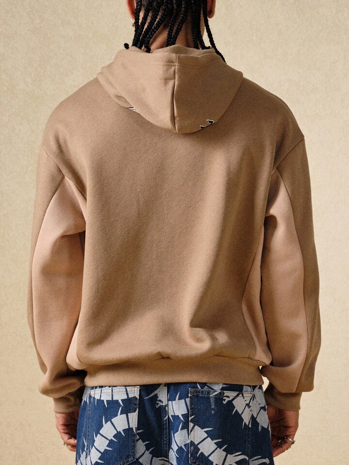 Prep Casual Fashion Versatile Long Sleeve Men's American Vintage Patchwork Hoodie 6 Prep Casual Fashion Versatile Long Sleeve Men's American Vintage Patchwork Hoodie