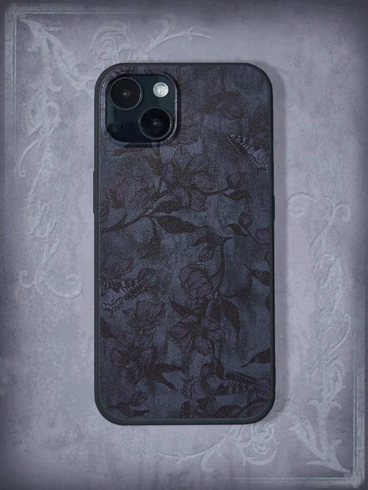 Flower & Butterfly Graphic Phone Case