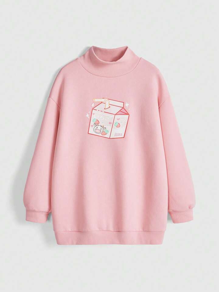 Betsydoodles Cute & Stylish Loose Fit Ribbon Detail Women Sweatshirt