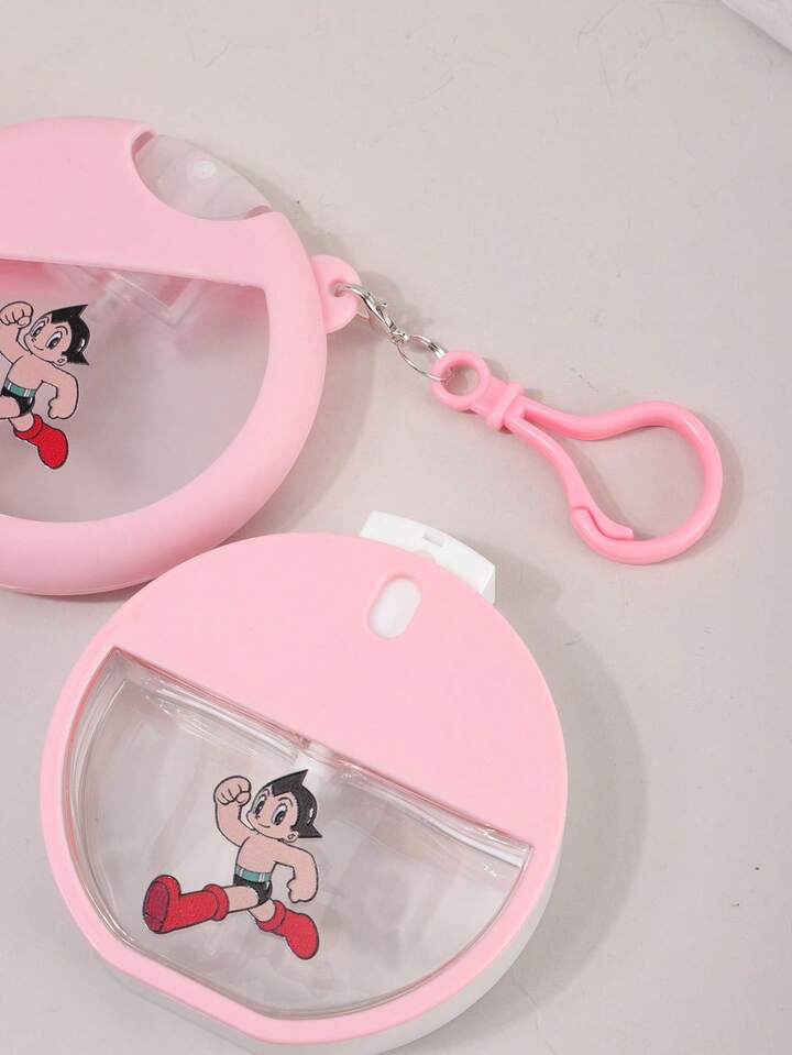Astro Boy X ROMWE 2pcs/Set Cartoon Figure Graphic Pink Spray Bottles