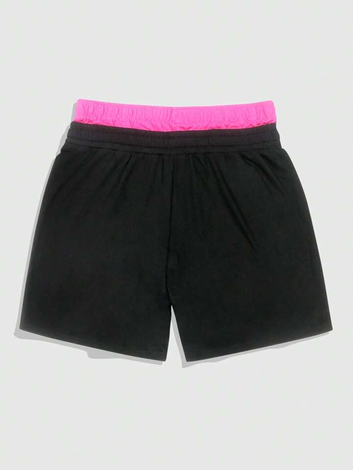 Men's Street Life Loose Fit Shorts With Sparkling Diamond Waistband