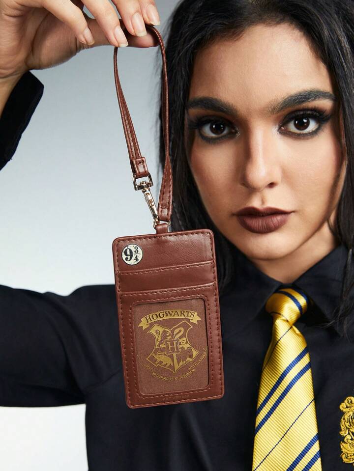 Harry Potter | ROMWE Hogwarts Pattern Portable ID Card Holder