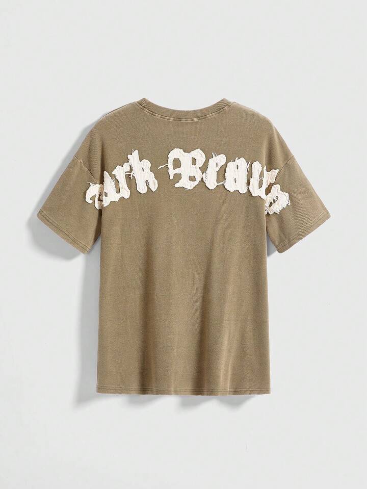 Betty Boop | ROMWE Sexy Heart Cartoon Figure Slogan Rose Oblique Shoulder Women T-Shirt 5 Grunge Punk Wasteland Vintage Casual Street Gothic Alphabet Faded Snowflake Distressed Women T-Shirt With Embroidery And Patchwork