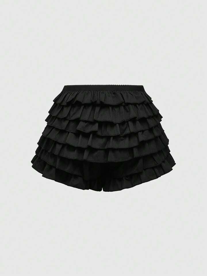 Grunge Punk Y2K Glamour Leopard Print Ruched Layered Waist Mini Shorts 2 Grunge Punk Y2K Glamour Leopard Print Ruched Layered Waist Mini Shorts