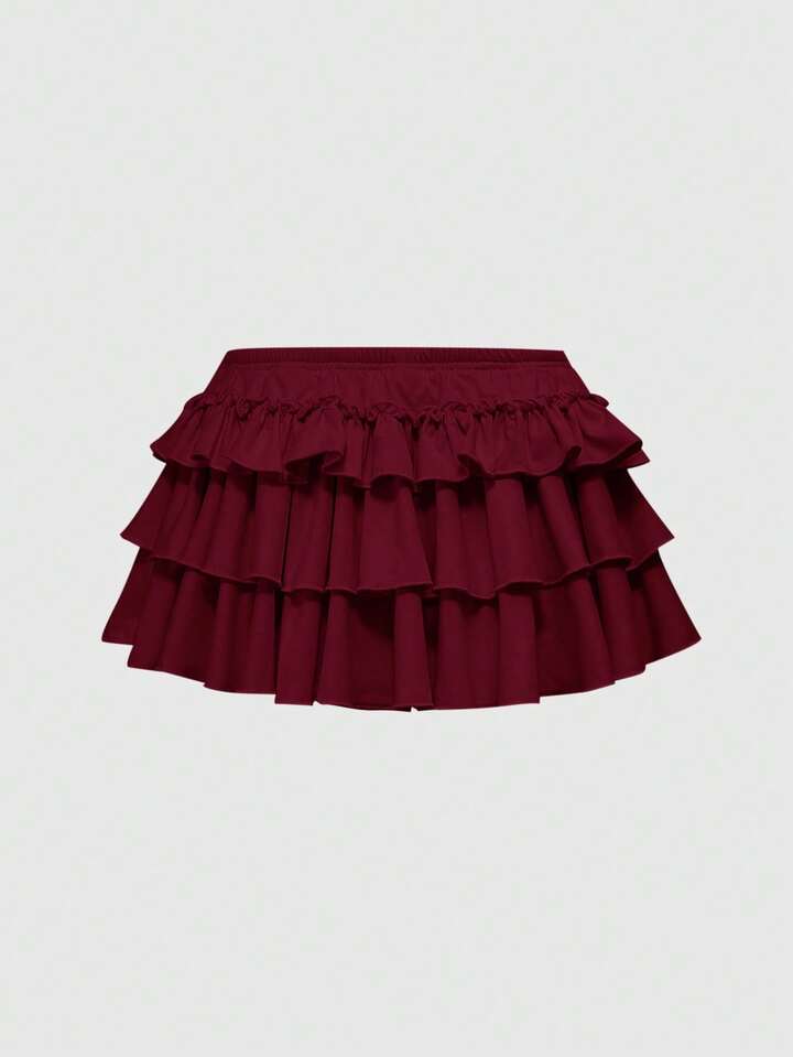 J-Fashion Vintage Low Waist Sexy Y2K Leopard Print Full Skirt For Women 2 J-Fashion Vintage Low Waist Sexy Y2K Leopard Print Full Skirt For Women