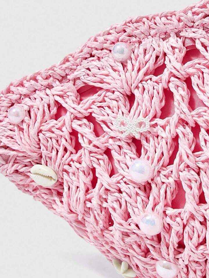 Fairycore Women's Bohemian Style Crochet Hollow-Out Fashion Clutch