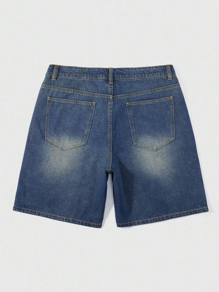 Men's Casual Distressed Denim Shorts, Summer