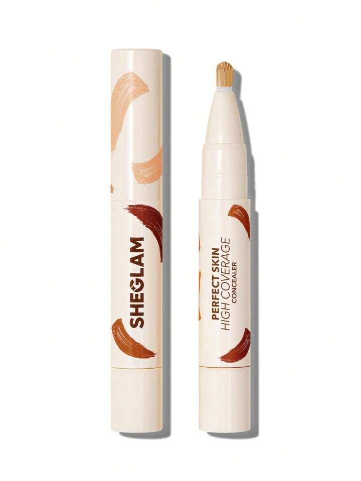 Perfect Skin High Coverage Concealer-Acorn 20 Shades Liquid Concealer Brush Moisturizing Weightless All-Day Hydrate Concealer Makeup Brand Beauty Makeup Face Paint Cosmetic For Women Girls Perfect For Winter Spring Ideal For Y2K Fancy Fashion Suitable For Birthday Gift Party Ready Best Color
