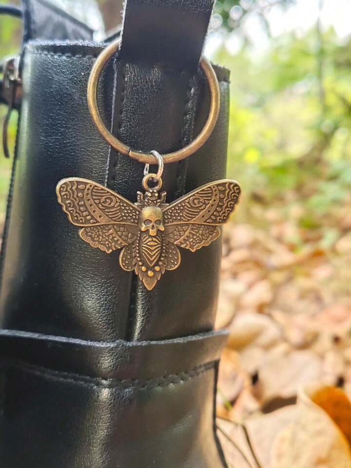 Goth 1pair Moth Shaped Pendant Decoration