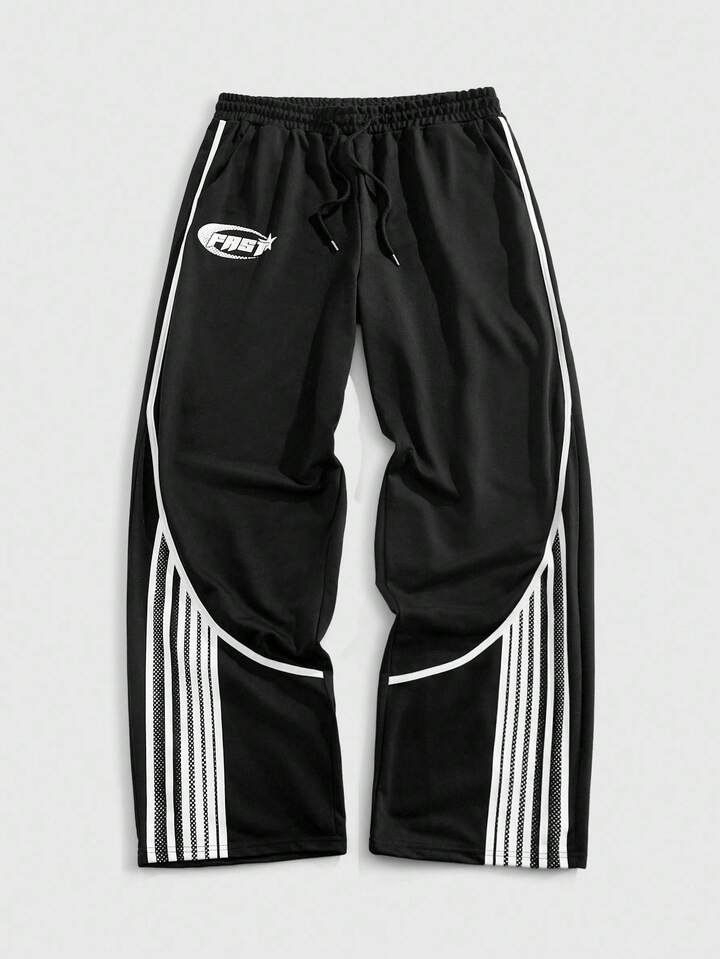 Casual Men's Striped Sweatpants