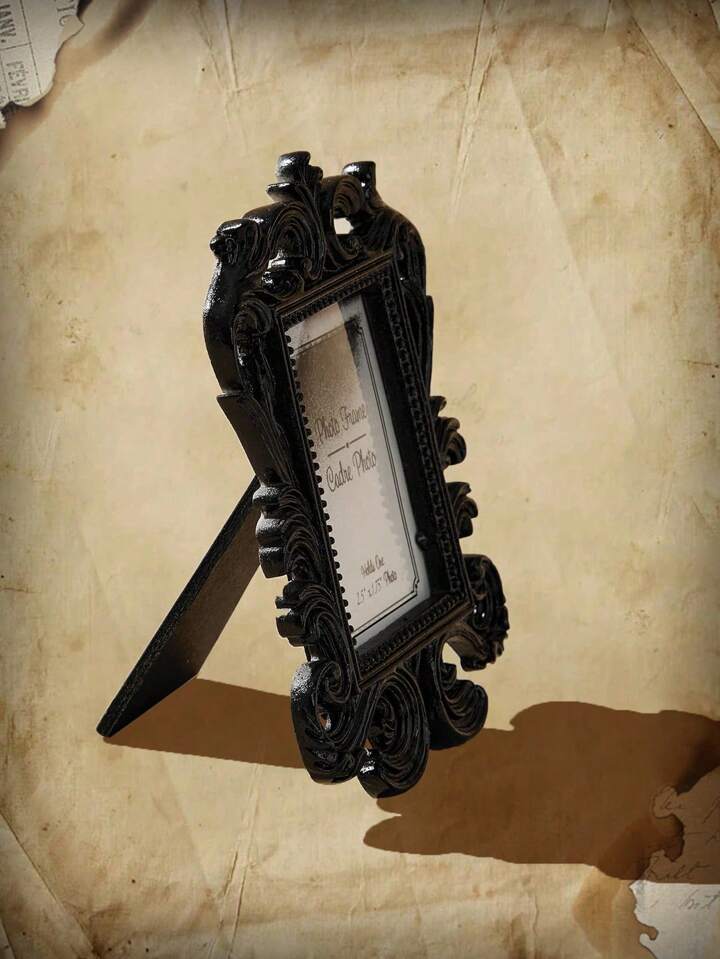 Academia 1pc Vintage Carved Photo Frame