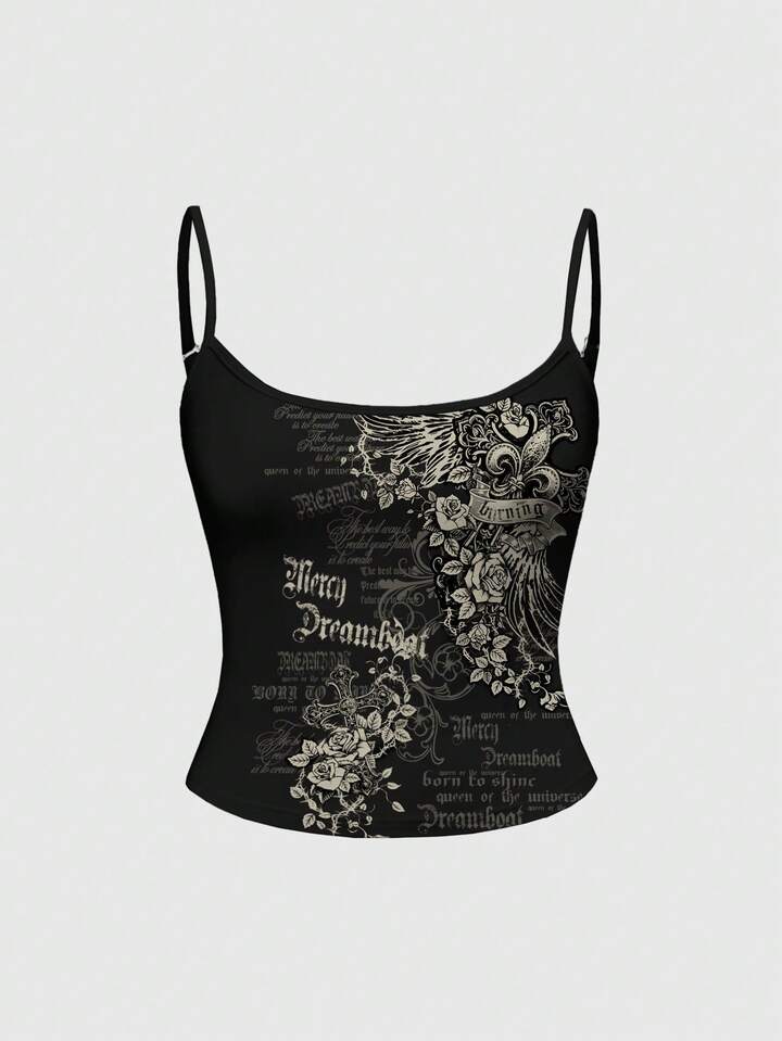 Grunge Punk Sexy Vine Babe Vintage Style Women Tank Top