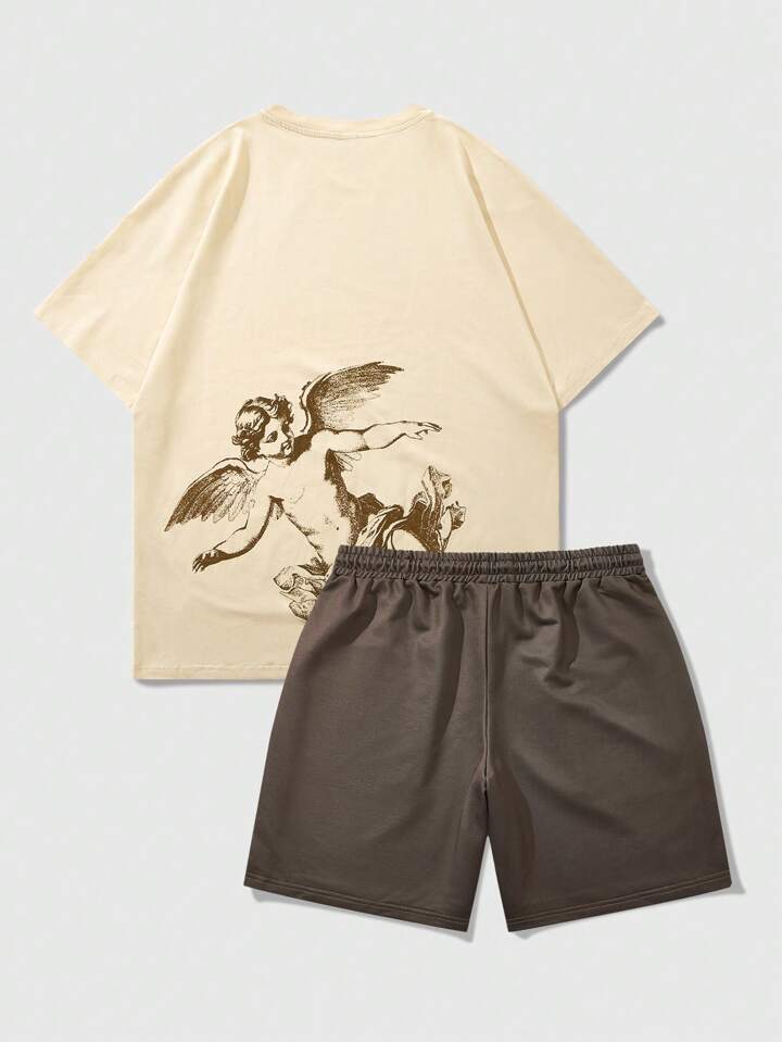 Men's Street Life Angels Printed Set