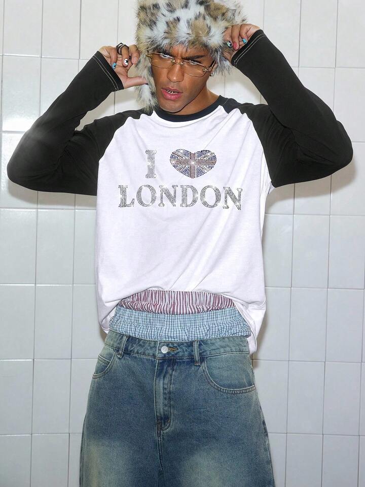 Men's Long Sleeve T-Shirt With \