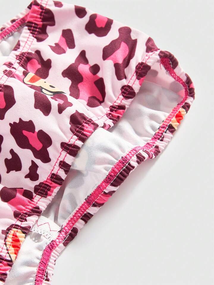 Paul Frank X ROMWE 3pcs Leopard Print Monkey Design Bandeau Bras 4 Paul Frank X ROMWE 3pcs Leopard Print Monkey Design Bandeau Bras