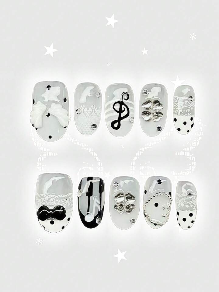Anime Press On False Nails