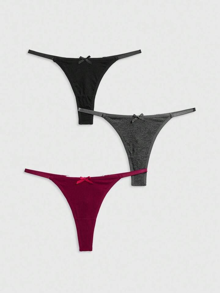 J-Fashion Y2K Shibuya Girl 3pcs Set, & Comfortable Ribbed Bowknot & Chain Thong Panty 6 J-Fashion Y2K Shibuya Girl 3pcs Set, & Comfortable Ribbed Bowknot & Chain Thong Panty