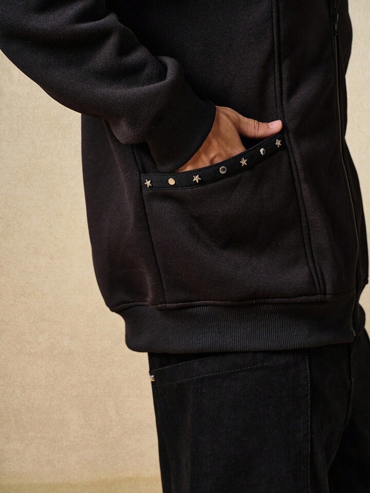 Men's Casual Solid Color Hoodie , Fall Winter