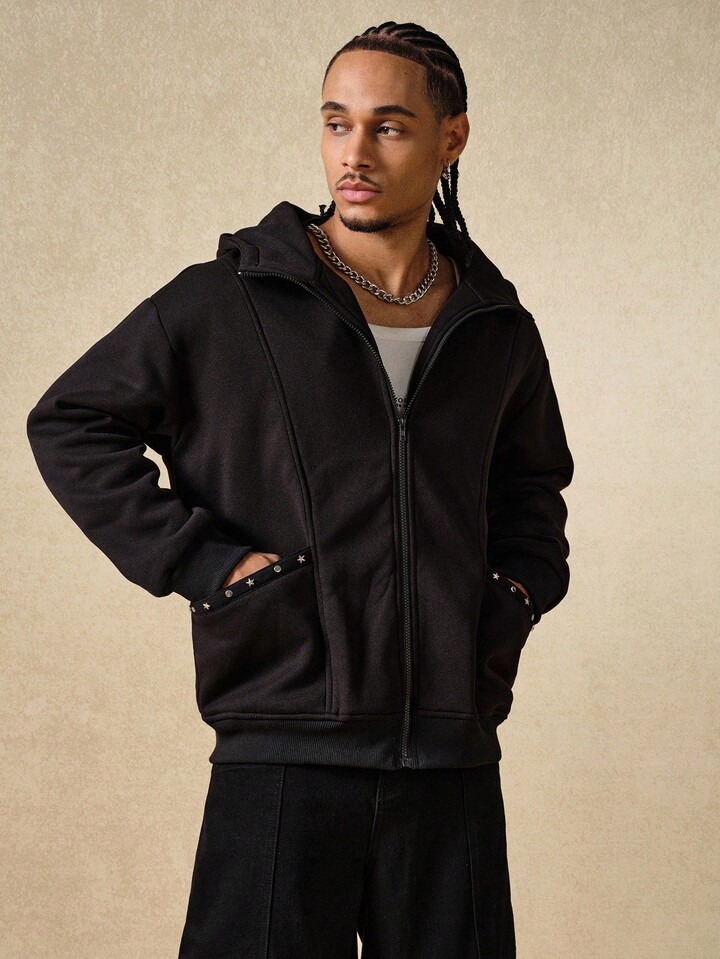 Men's Casual Solid Color Hoodie , Fall Winter