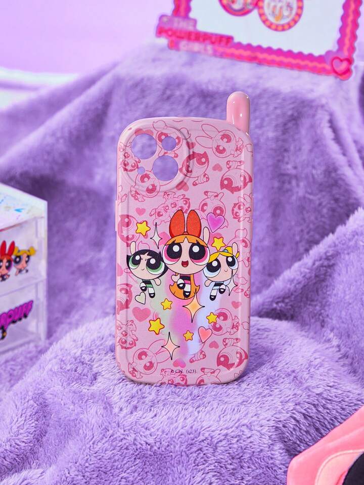 The Powerpuff Girls | ROMWE 1pc Cartoon Graphic TPU Phone Case Compatible With IPhone