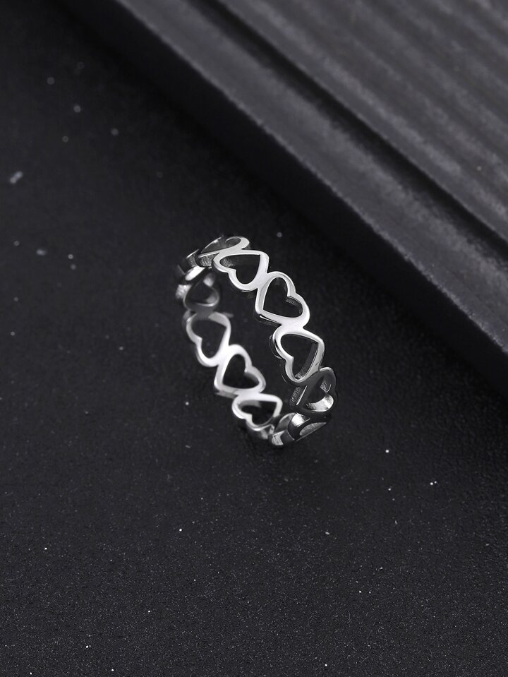 Guys Heart Detail Ring