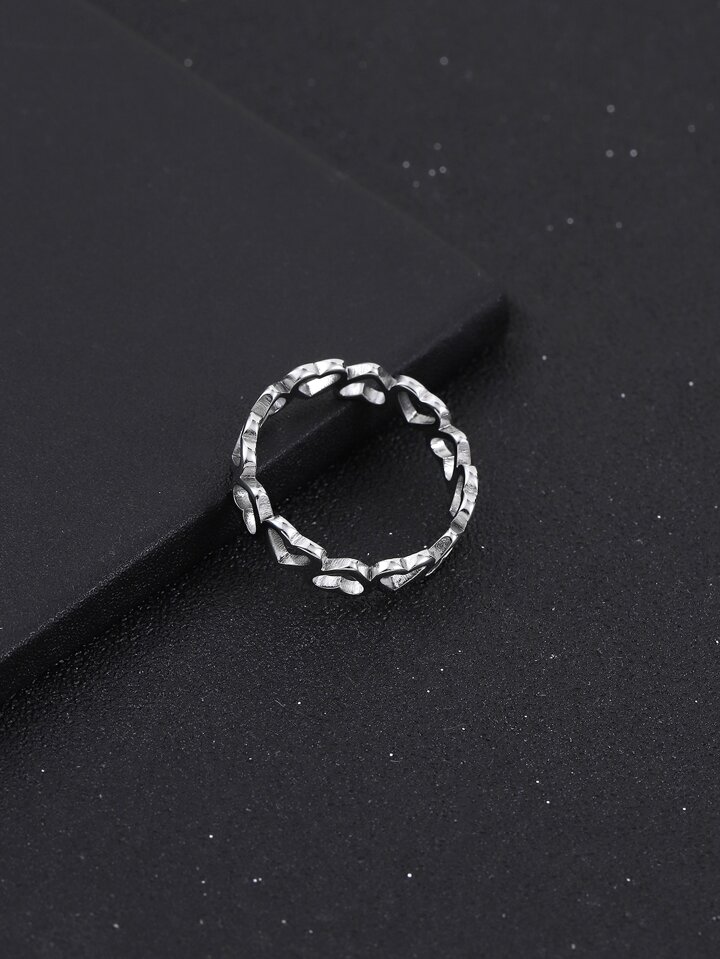 Guys Heart Detail Ring