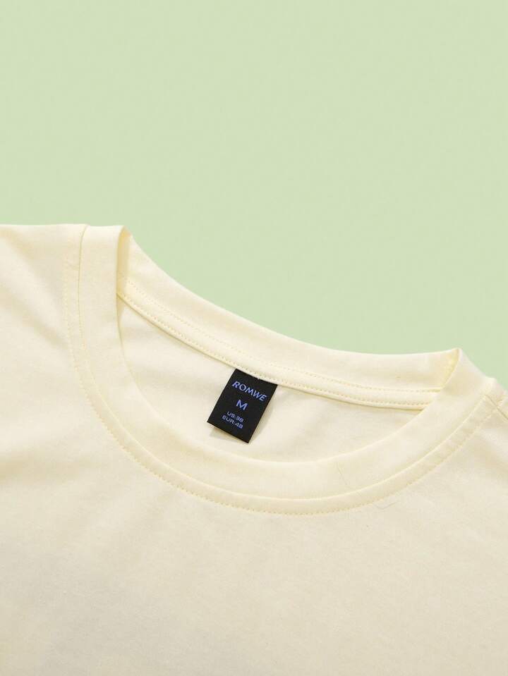 The White Lotus Men's Ivory Tee With Lotus Graphic, Suitable For Spring/Summer, Cartoon Style Minimalist Line Art 6 The White Lotus Men's Ivory Tee With Lotus Graphic, Suitable For Spring/Summer, Cartoon Style Minimalist Line Art