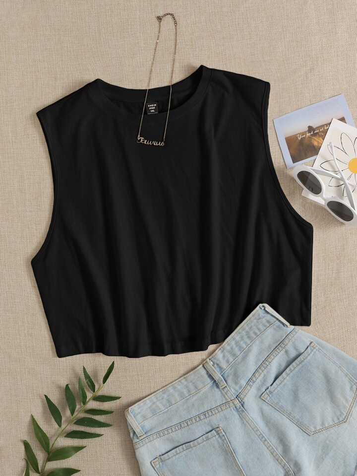 Plus Solid Tank Top