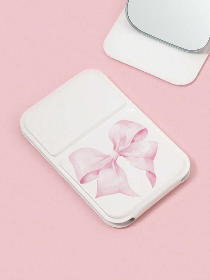 Kawaii Cute Pink Bow Foldable Compact Mirror