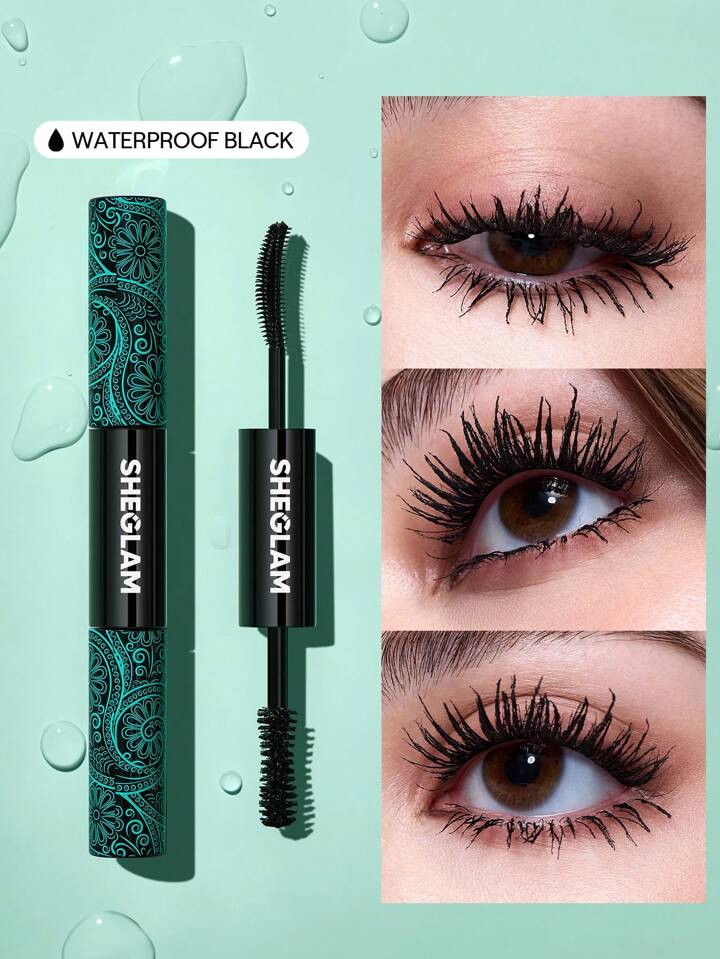 All-In-One Volume & Length Mascara 2 In 1 Waterproof Volumizing Dual-Ended Brush Lengthening Curling Thick Lash Lifting Long Lasting Mascara Eye Makeupmascara Brand Beauty Makeup Face Paint Cosmetic For Women Girls Perfect For Winter Spring Ideal For Y2K Fancy Fashion Suitable For Birthday Gift Party Ready Best Color
