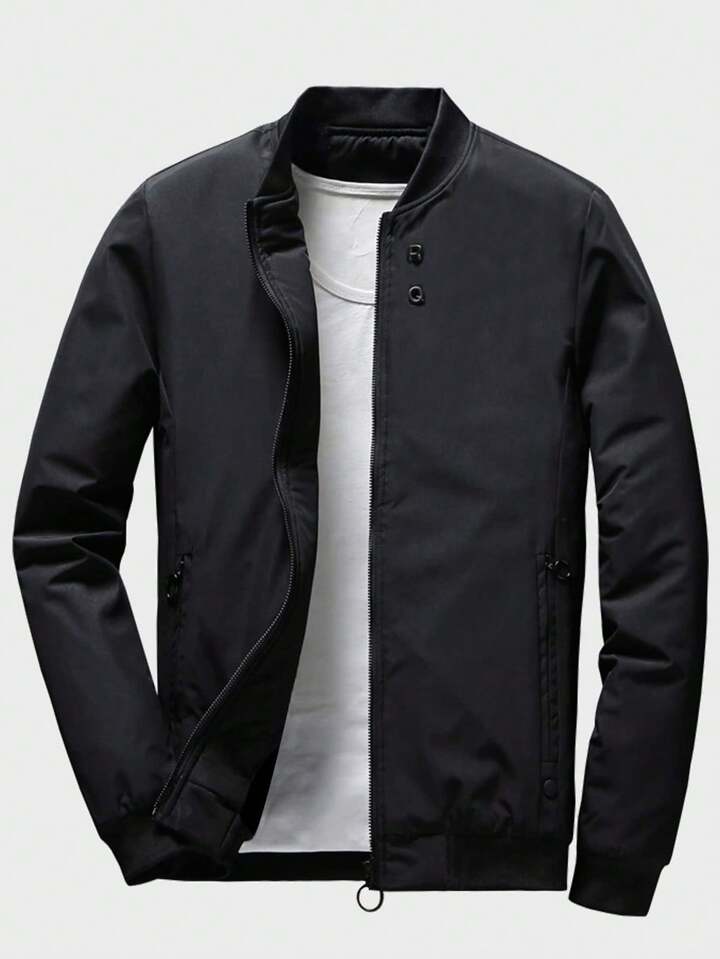 Guys Zip Up Bomber Jacket