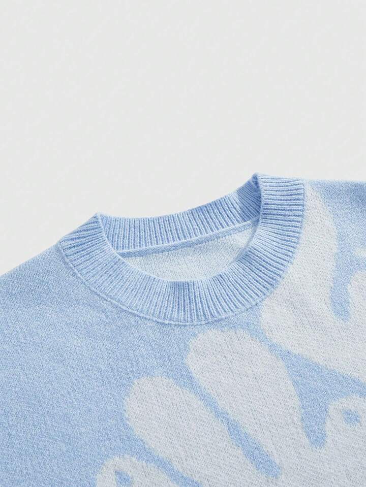 Casual Loose Fit Crew Neck Long Sleeve Versatile Women Sweaters