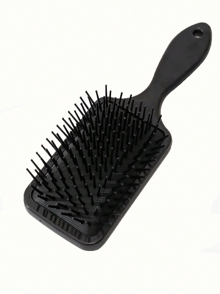 Kawaii Women's Cushioned Detangling Comb, Bow Print Black Hair Brush, Long Hair Anti-Static Massage Comb 2 Kawaii Women's Cushioned Detangling Comb, Bow Print Black Hair Brush, Long Hair Anti-Static Massage Comb