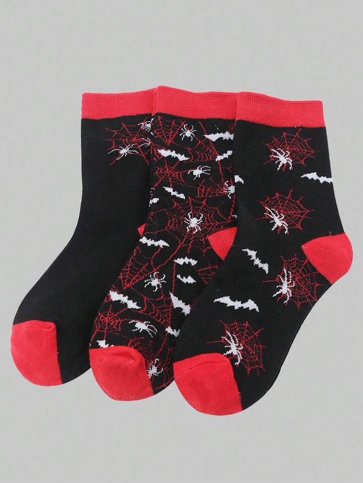 Grunge Punk Men's Casual Everyday Print Mid-Calf Socks