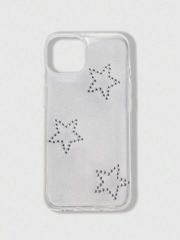 Grunge Punk 1pc 3D Bling Starry Glitter Rhinestone Phone Case Compatible With IPhone 11 12 13 14 15 Pro Max