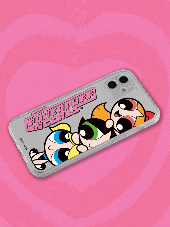 The Powerpuff Girls | ROMWE 1pc Cartoon Graphic TPU Phone Case Compatible With IPhone